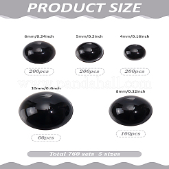 1 коробка набор пластиковых глаз для кукол DOLL-LP0001-19