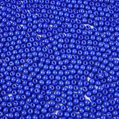 Непрозрачные цветные стеклянные бусины&nbsp;SEED-C001-02B-06