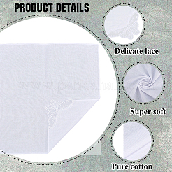 3 шт. хлопковый носовой платок&nbsp;AJEW-CP0010-02A