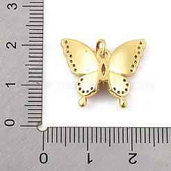 Латунные микро проложить кубического циркония подвески KK-K371-46G-03