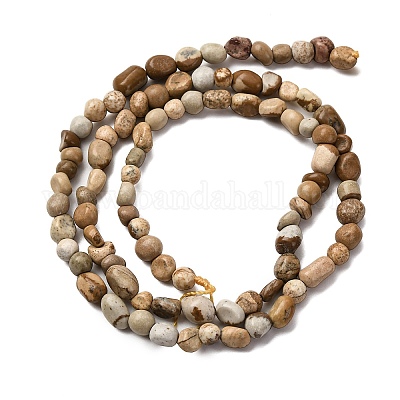 Естественного изображения яшмы бисер нитей G-I389-A10-1