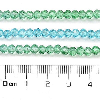 Прозрачные окрашенные стеклянные бусины X1-DGLA-A034-T4mm-A17-1