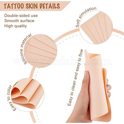 Микроблейдинг силиконовый татуаж бровей практика кожи MRMJ-WH0075-33-1