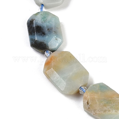 Натуральный цветок амазонитовые бусины пряди G-B125-P03-01-1