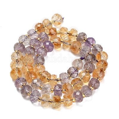 Природные Аметрин бисер нитей G-L634-E01-02-1