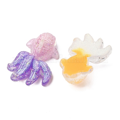 Светящиеся кабошоны из прозрачной смолы CRES-L045-12-1