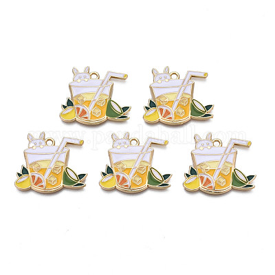 Подвески из эмали и сплава ENAM-N055-098-1