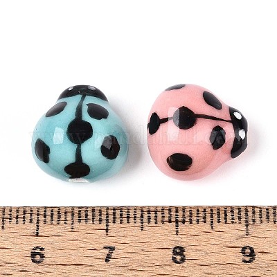 Фарфоровые бусины ручной работы PORC-N011-10-01-1