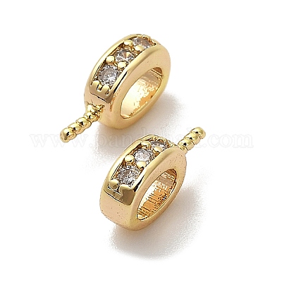 Овальная стойка покрытие латунь микропаве кубический цирконий подвеска баилы KK-S397-16G-1