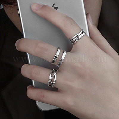 3 шт. наборы колец-манжет из сплава с крестообразной регулировкой FS-WG18371-04-1