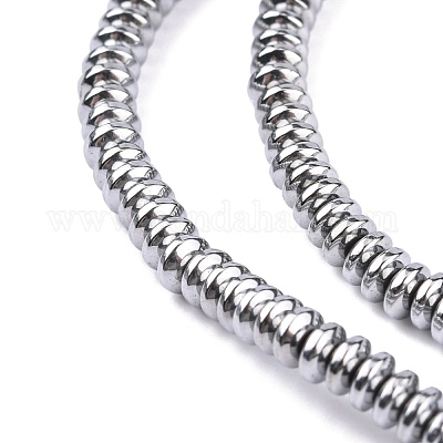 Немагнитные синтетический гематит бисер пряди G-C124-4x2mm-2-1