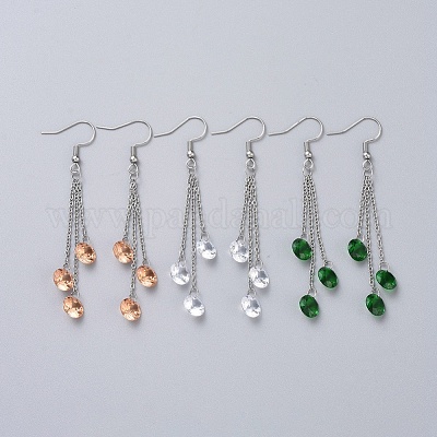 Серьги-подвески из нержавеющей стали 304 EJEW-JE04003-1