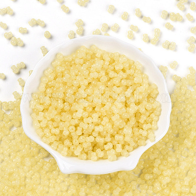 Стеклянные бусины прозрачных цветов SEED-R001-01H-1