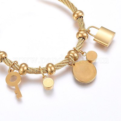 Браслеты из нержавеющей стали 304 BJEW-O163-02-1