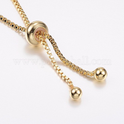 Регулируемые латунные браслеты из микропаве из циркония и боло BJEW-F302-02G-1