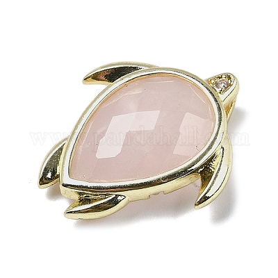 Природного розового кварца подвески G-U019-02G-02-1
