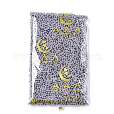 Матовые цвета стеклянные бусины SEED-S040-03A-06-1