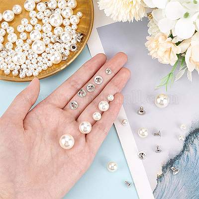 260 комплект из 5-х заклепок из искусственного жемчуга ABS FIND-WR0007-53-1