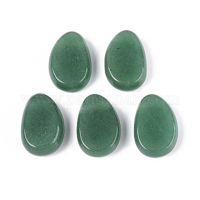 Естественный зеленый авантюрин подвески G-N349-08H-1