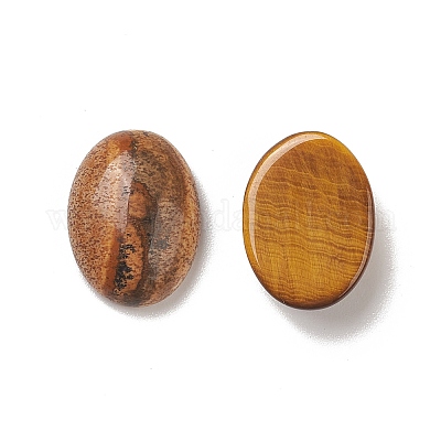 Кабошоны из натурального и синтетического смешанного драгоценного камня G-M396-04-1-1