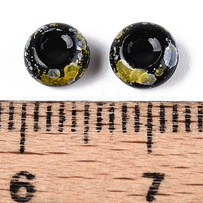 3/0 стеклянные бусины с краской для запекания X1-GLAA-G118-02I-1