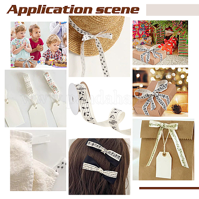 Ленты с принтом из хлопка длиной 10 м. DIY-WH0580-02B-1