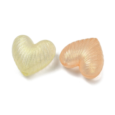 Светящиеся прозрачные акриловые бусины OACR-B031-18-1