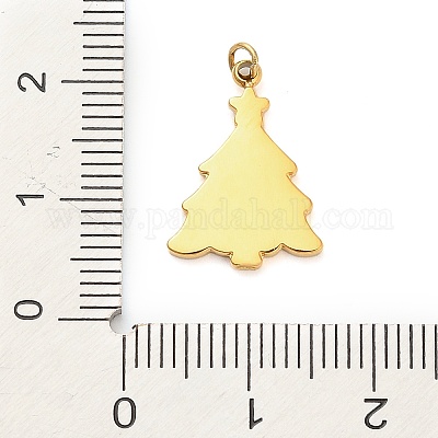 Подвески со стразами из нержавеющей стали 304 FIND-I062-01G-01-1