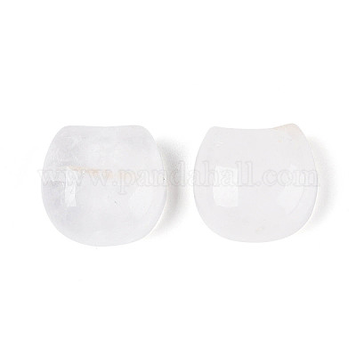 Бусины из натурального кварцевого кристалла в форме головы кошки G-T144-05E-1