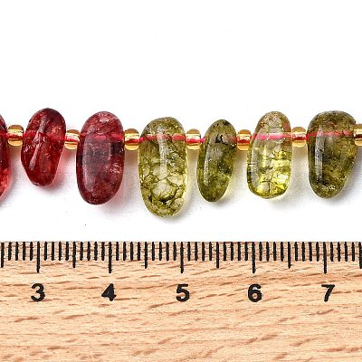 Натуральный турмалин бисер нитей G-Z091-A07-1
