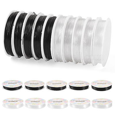 10 рулон 10 видов круглой эластичной кристаллической нити&nbsp;EW-TA0001-08-1