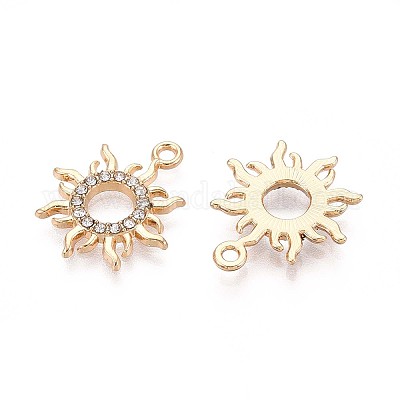 Подвески из сплава со стразами PALLOY-T091-20A-G-1