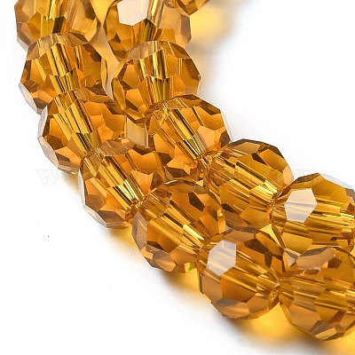 Прозрачные стеклянные бусины EGLA-A035-T6mm-D04-1