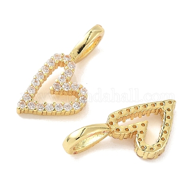Латунные микро проложить кубического циркония подвески KK-I355-06G-1