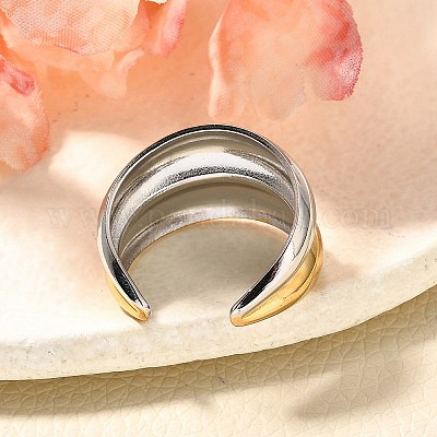 Кольца-манжеты из нержавеющей стали 304 для унисекс RJEW-R010-06G&S-1