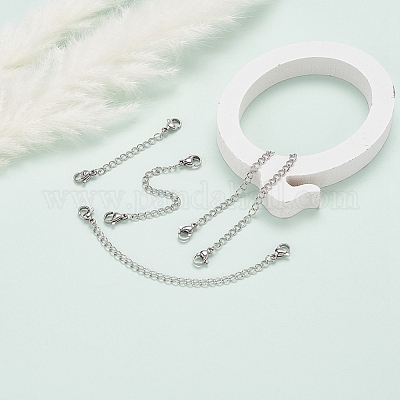 4 прядь 4 стиля удлинитель цепи из нержавеющей стали 304 STAS-YW0001-11-1