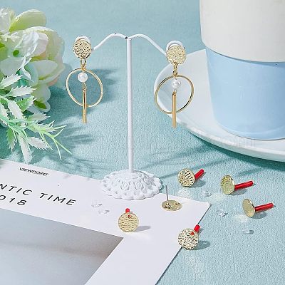 60 шт. Сплав серьги-гвоздики FIND-FH0005-71-1