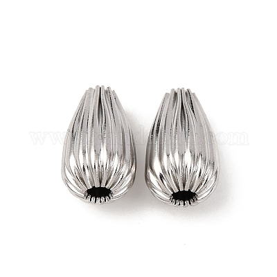 Текстурированные бусины из нержавеющей стали 304 STAS-I358-11P-02-1