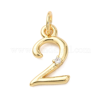 Латунные микро проложить кубического циркония подвески KK-D019-28G-02-1