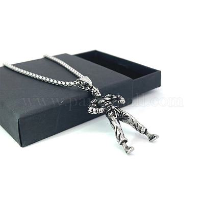 Мужские подвески из нержавеющей стали с мускулистым мужчиной EP1932-1