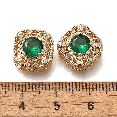 Латунные стеклянные бусины KK-M318-38G-03-1