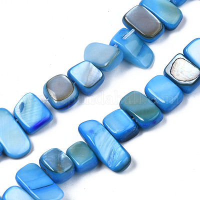 Нити бусин из натуральных трохоидных/трохус ракушек SHEL-S258-082-1