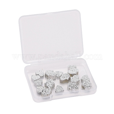 16 шт. 2 стиля имитация друзы драгоценных камней смоляные бусины RESI-NB0001-54-1