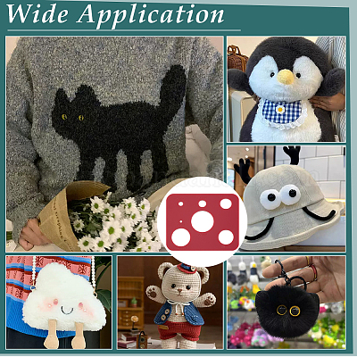 Шаблон глаз куклы из акрила DIY-WH0580-39I-1