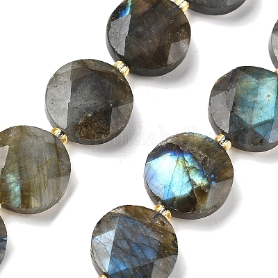 Природные лабрадорита бисер нитей G-C116-A164-03-1