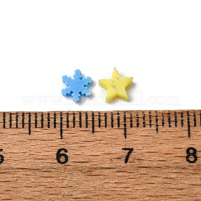 Кабошоны из полимерной глины ручной работы и пластиковые бусины для изготовления фурнитуры для бижутерии своими руками CLAY-B007-04F-1