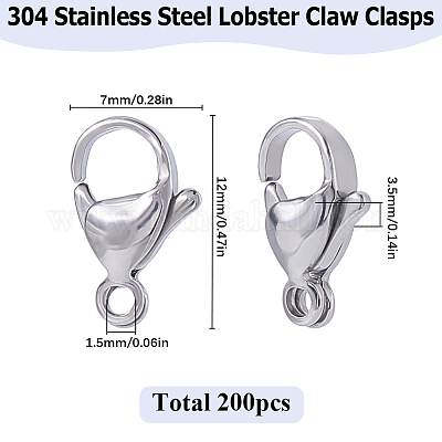 Застежки-карабины из нержавеющей стали 304 STAS-SP0001-73B-1