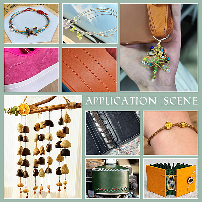 Вощеный шнур полиэстера YC-WH0018-01A-1