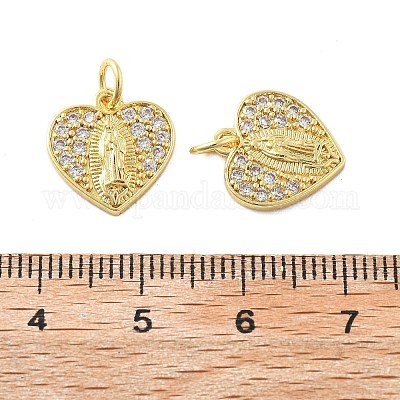 Латунные микро проложить кубического циркония подвески KK-C092-24N-G-1