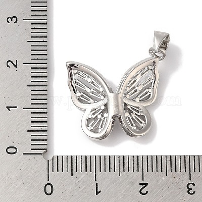 Подвески из латуни и кубического циркония KK-L216-014P-01-1